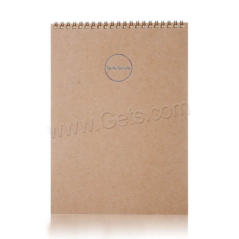 Notebook, Paper, with Kraft, Rectangle, different size for choice & with letter pattern, Sold By PC