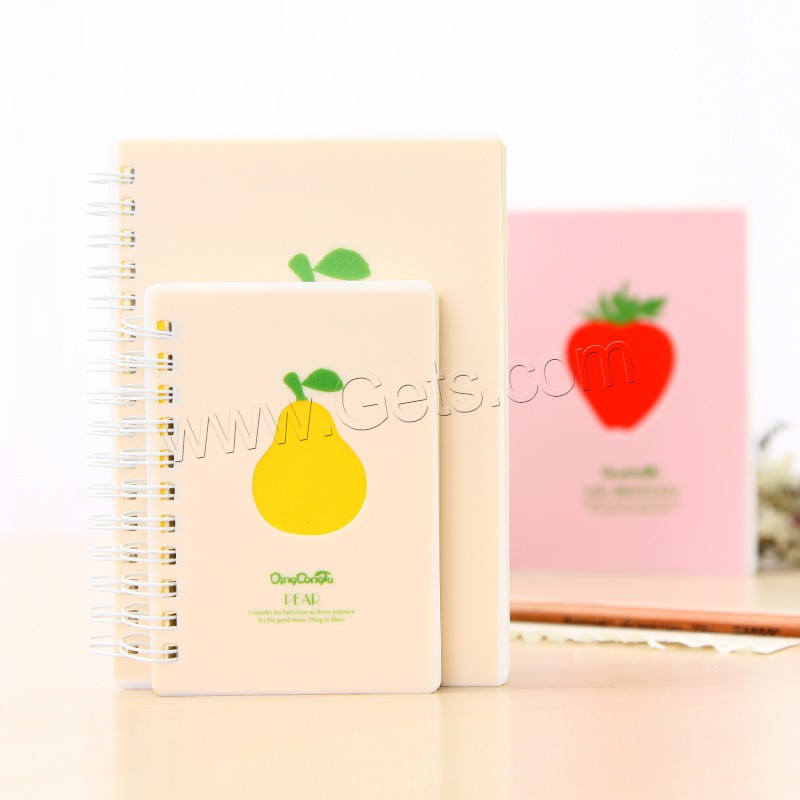 Notebook, Paper, with Polypropylene(PP), Rectangle, different size for choice & different designs for choice & with letter pattern, Sold By PC