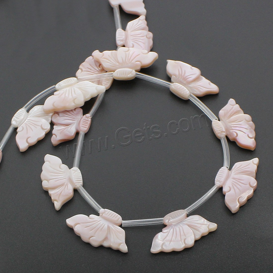 Natural Freshwater Shell Beads, Butterfly, different materials for choice & different size for choice, Length:Approx 16.5 Inch, Sold By Strand