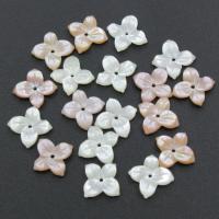 Natural Freshwater Shell Beads, Flower Approx 0.5mm 