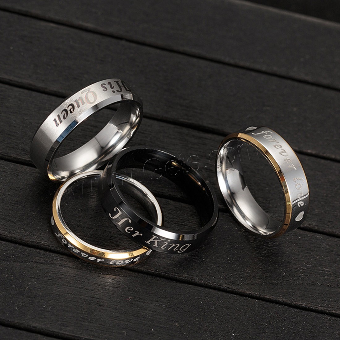 Stainless Steel Finger Ring, 316L Stainless Steel, plated, Unisex & different size for choice & different styles for choice, Sold By PC