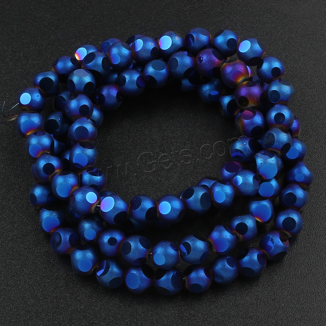 Perles de cristal rondes , normes différentes pour le choix & facettes & givré, plus de couleurs à choisir, Vendu par brin