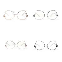 Clear Plain Glasses, Zinc Alloy, with PC plastic lens, plated, Unisex 