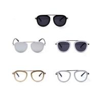 Mode Sonnenbrillen, PC Kunststoff, mit PC Kunststofflinse & Zinklegierung, unisex, keine, 147x51x143mm, verkauft von PC