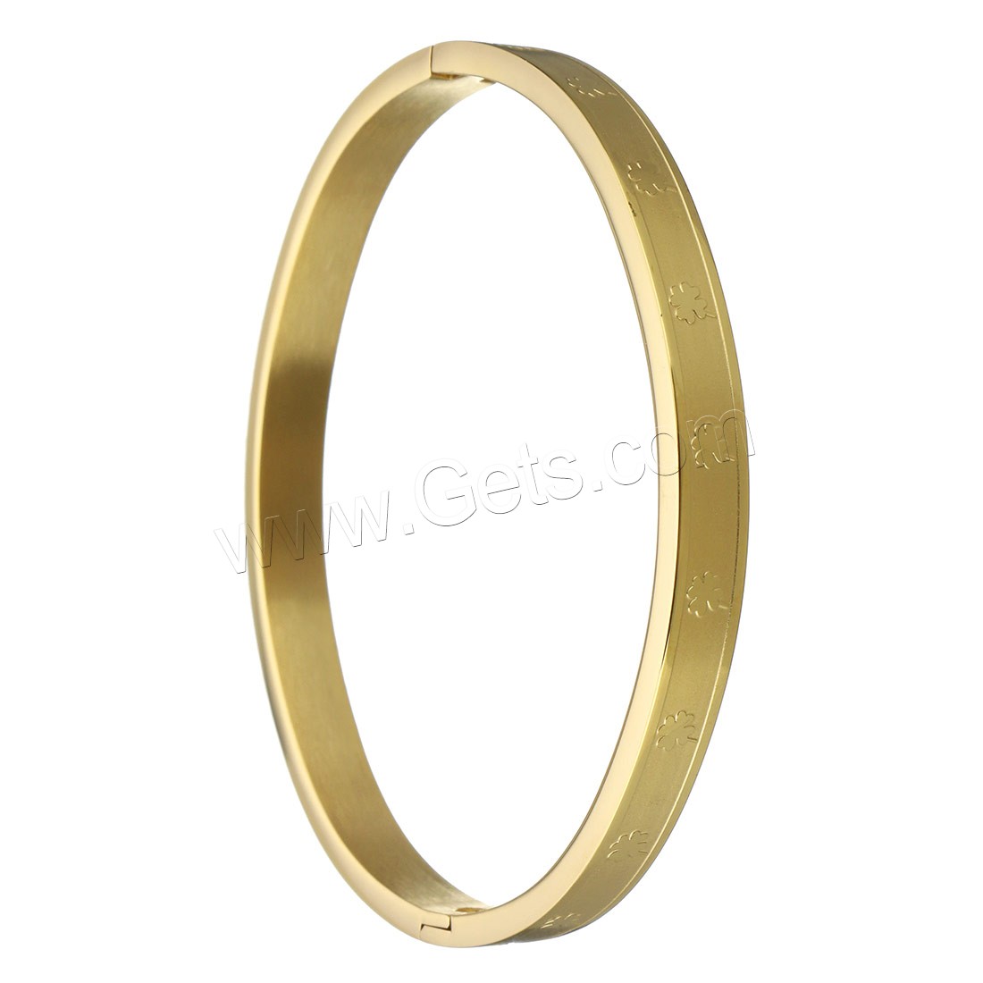 Stainless Steel Bangle, plated, Unisex, more colors for choice, Inner Diameter:Approx 59x50mm, Sold By PC