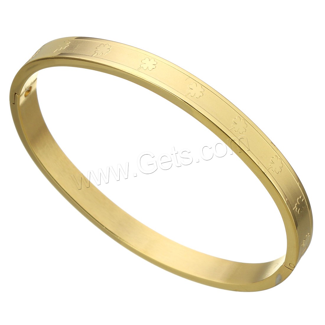 Stainless Steel Bangle, plated, Unisex, more colors for choice, Inner Diameter:Approx 59x50mm, Sold By PC