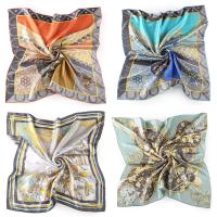 Square Scarf, Real Silk,  Square & for woman 