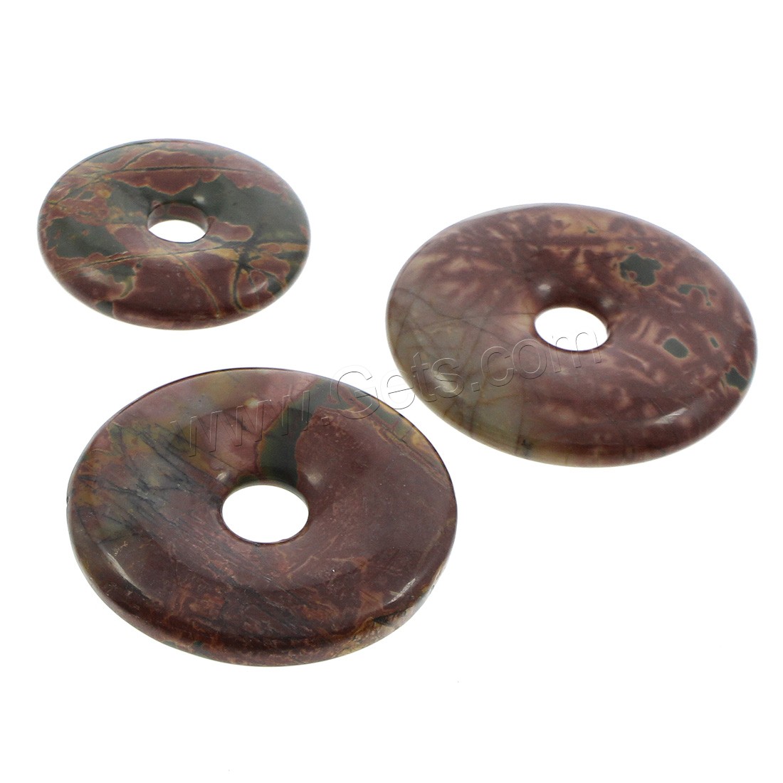 Rhodonite Pendants, Rhodochrosite, Flat Round, different size for choice, Hole:Approx 6-8mm, Sold By PC