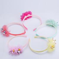 Lace Hair Band, with Satin Ribbon, Flower, for children 30-120mm 