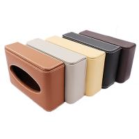 Cuero de PU Cubierta de tejido de la caja de papel, impermeable, más colores para la opción, 205x125x60mm, Vendido por UD