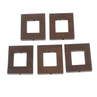 Original Wood Beads, Square Approx 2mm 