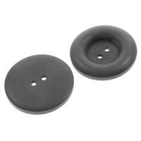 2 Hole Wood Button, Flat Round Approx 3mm 