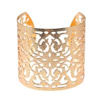 Iron Cuff Bangle, gold color plated, for woman, lead & cadmium free, 62mm, Inner Approx 65mm Approx 7.5 Inch 