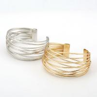 Iron Cuff Bangle, plated, for woman lead & cadmium free, 35mm, Inner Approx 65mm Approx 7.5 Inch 