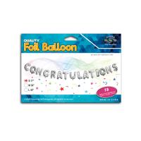 Nylon Luftballon, Alufolie, mit Nylon, Buchstabe, keine, 566mm, verkauft von PC