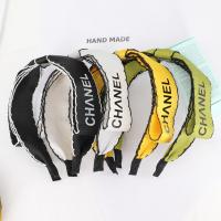 Hair Bands, Grosgrain Ribbon, with letter pattern & for woman 40mm 