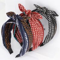Hair Bands, Cloth, Bowknot, for woman 40mm 
