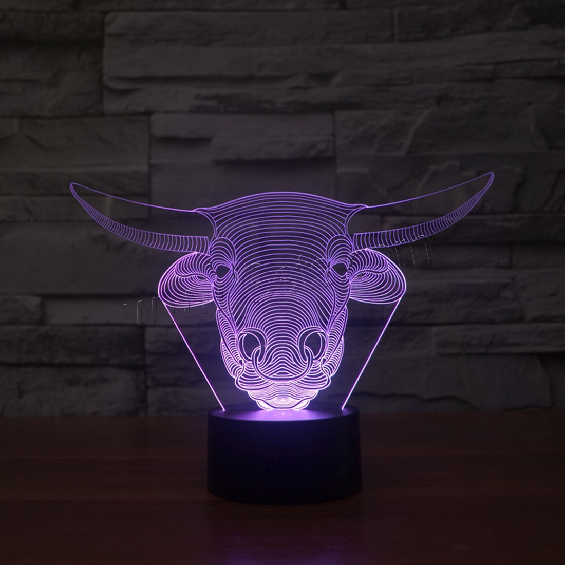 Acryl Nachtlicht, mit ABS Kunststoff, Tier, Unterschiedliche Form zur Auswahl & mit USB-Schnittstelle & mit LED-Licht & automatisch die Farbe wechseln & verschiedene Stile für Wahl, verkauft von PC