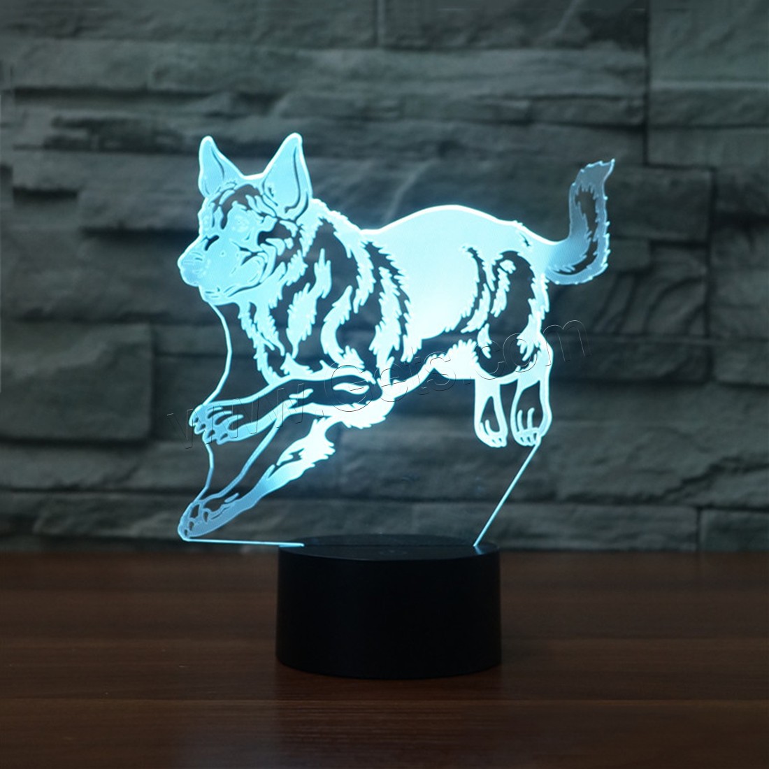 Acryl Nachtlicht, mit ABS Kunststoff, Tier, Unterschiedliche Form zur Auswahl & mit USB-Schnittstelle & mit LED-Licht & automatisch die Farbe wechseln & verschiedene Stile für Wahl, verkauft von PC