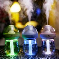 ABS Kunststoff Aromatherapie Luftbefeuchter, mit Polypropylen & Silikon, Saugflasche, mit LED-Licht, keine, 82x82x147mm, verkauft von PC