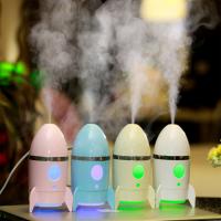 ABS Plastic Aromatherapy Humidifier, with Polypropylene(PP), Rocket, with LED light 