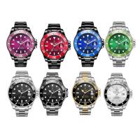 Collection de montres TEVISE®, acier inoxydable, avec verre, Placage, 30M étanche & montre mécanique & pour homme, plus de couleurs à choisir Environ 9.4 pouce, Vendu par PC