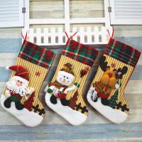 Купить Рождественский чулок и держатель для вашей мантии, Бархат, Рождественский носок, Рождественские украшения & разные стили для выбора продается PC