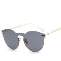 Mode Sonnenbrillen, Zinklegierung, mit PC Kunststofflinse, plattiert, ultraviolette Anti & für Frau, keine, frei von Blei & Kadmium, 143x55x140mm, verkauft von PC