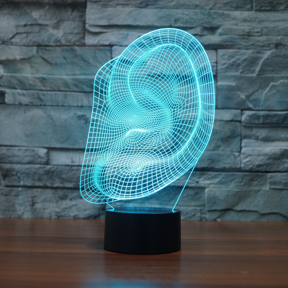 LED Colorful Night Lamp, Acrylic, with ABS Plastic, Different Shape for Choice & with USB interface & with LED light & change color automaticly & different styles for choice, Sold By PC