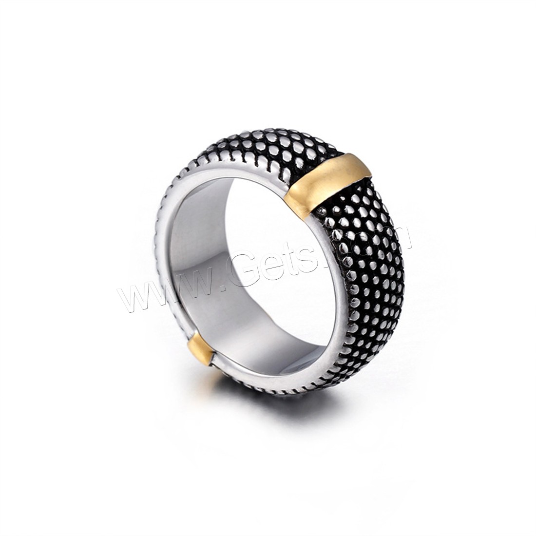 Titanium Steel Finger Ring, plated, different size for choice & for man & blacken, more colors for choice, 9mm, Sold By PC