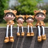 Synthetic Resin Hanging Foot Family Decoration 