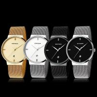 Men Wrist Watch, Stainless Steel, with Glass & Zinc Alloy, for man Approx 9 Inch 