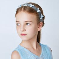 Spun Silk Headband, Flower, for children, lead & cadmium free 