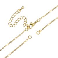銅 ネックレスの部品, とともに 2.5Inch エクステンダチェーン, 純正ゴールド, 楕円形の鎖 長さ:約 17 インチ, 50ストランド/バッグ, 売り手 バッグ