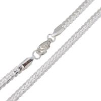 Stainless Steel Chain Necklace, real silver plated, Unisex Approx 22 Inch 