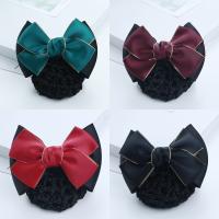 Polyester Hair Jewelry Flower, with Iron, for woman 
