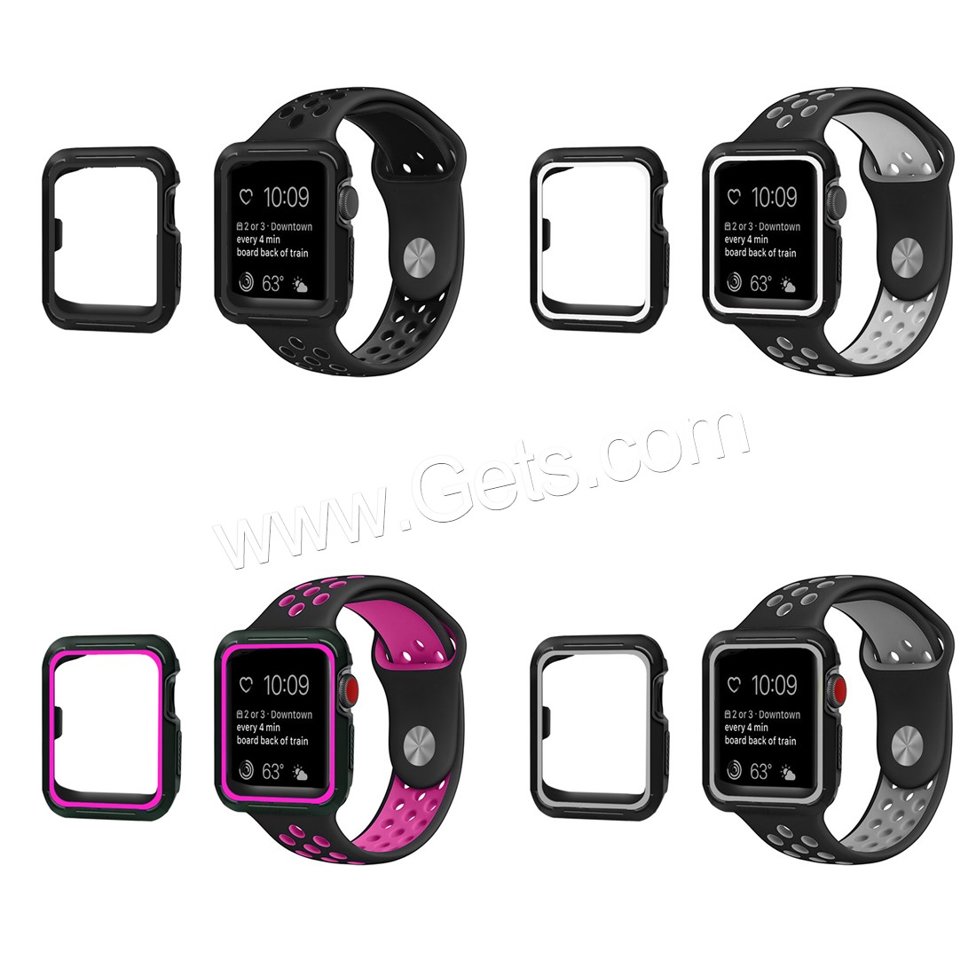 Watch Head, TPU, with PC plastic, different size for choice, more colors for choice, Sold By PC