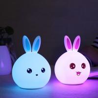 Humidifiers Vaporizer Moistener, Silicone, with ABS Plastic, Rabbit, with USB interface & touch style & LED 