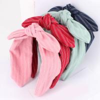 Cloth Hair Band, Bowknot, for woman 50mm 