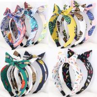 Cotton Hair Band, Bowknot & for woman, 40mm 