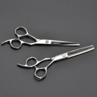 Stainless Steel Hair Product Set, thinning shears & flat scissors, Corrosion-Resistant, 170mm 