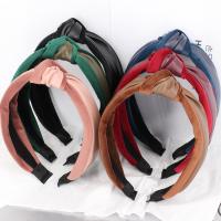 Hair Bands, PU Leather, with Velour, for woman 60mm 