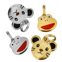 Stainless Steel Animal Pendants, plated & enamel Approx 6mm 