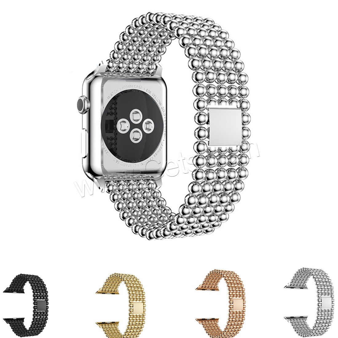 Watch Band, Stainless Steel, plated, different size for choice, more colors for choice, Length:Approx 6.5-8 Inch, Sold By PC