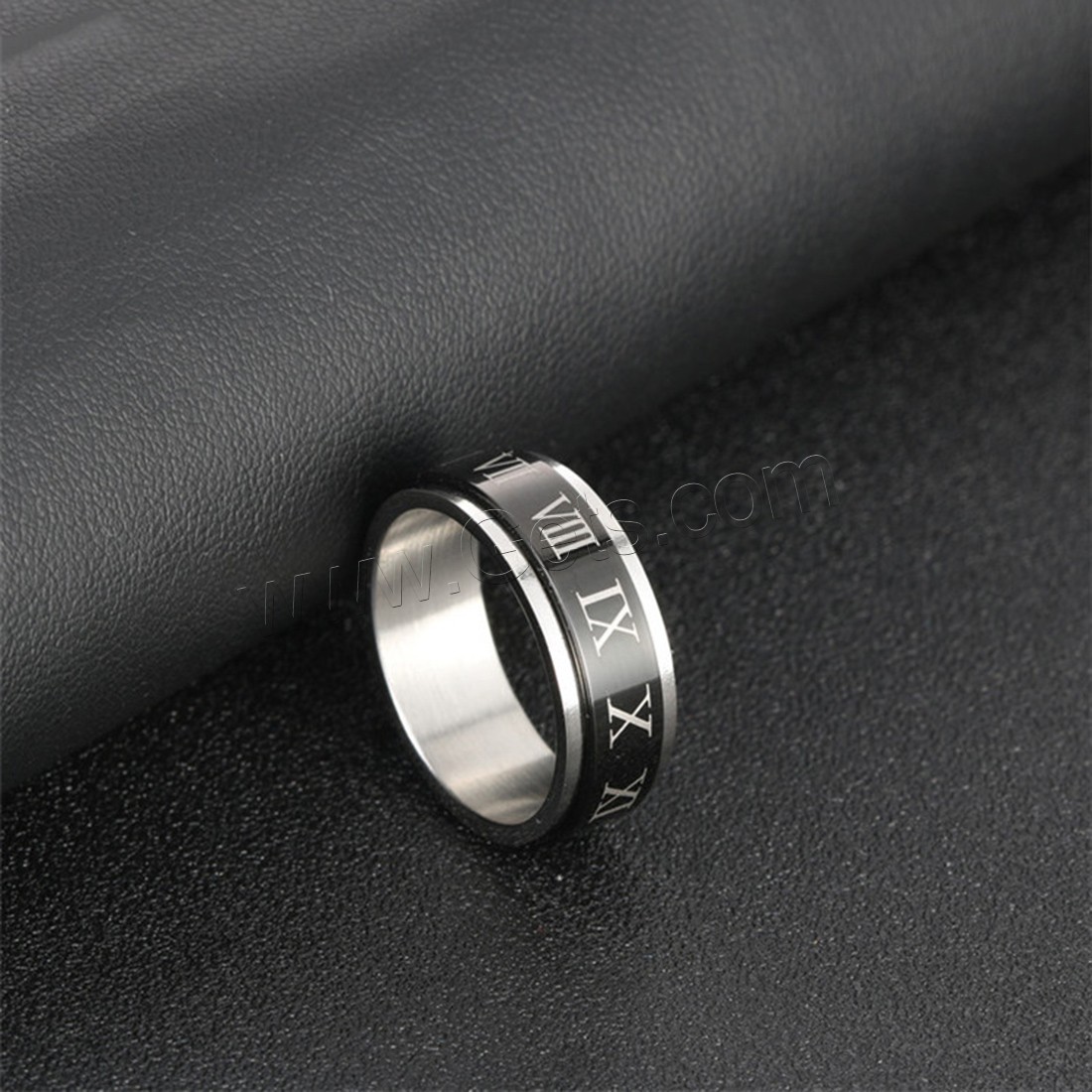 Titanium Steel Finger Ring, plated, polished & different size for choice & for man, 8mm, Sold By PC