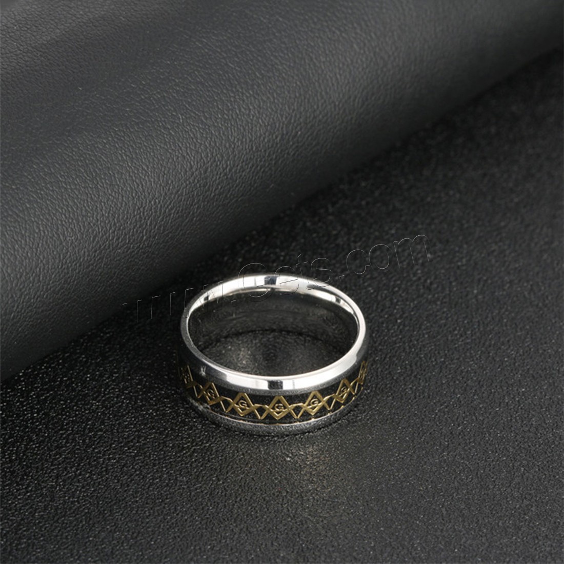 Titanium Steel Finger Ring, plated, polished & Unisex & different size for choice, 8mm, Sold By PC