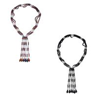 Kristall Pullover Kette Halskette, mit Zinklegierung, plattiert, für Frau & facettierte, mehrere Farben vorhanden, 420mm, Länge:ca. 16.5 ZollInch, verkauft von Strang