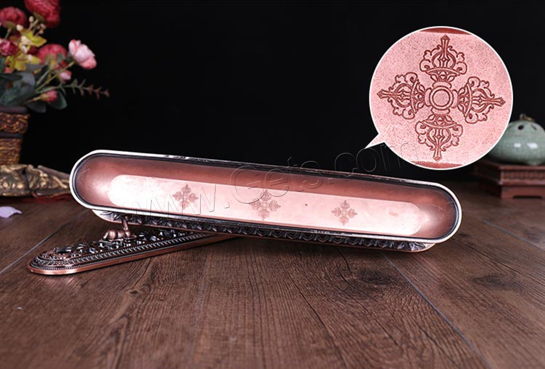Copper Alloy Incense Burner, plated, different size for choice, more colors for choice, Sold By PC