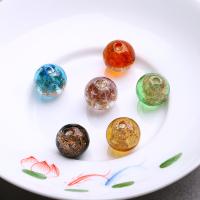 Handgefertigte Lampwork Perlen, handgemacht, gemischt, 12mm, Bohrung:ca. 1mm, verkauft von PC