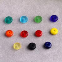 Handgefertigte Lampwork Perlen, handgemacht, gemischt, 3x8mm, Bohrung:ca. 2mm, verkauft von PC